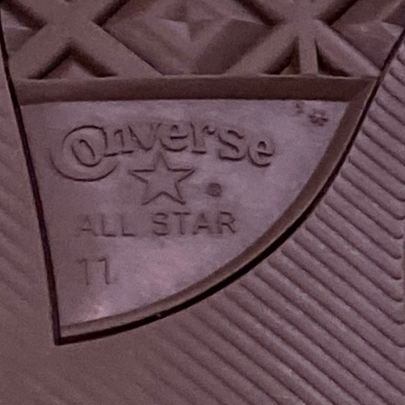 Men's Converse Brown Leather Hi-Tops - Picture 9 of 10